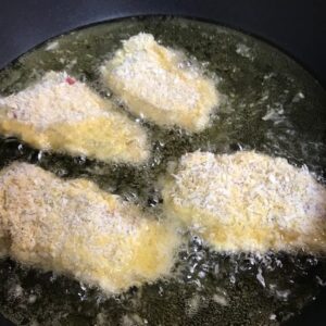 カレー風味のぶりカツ