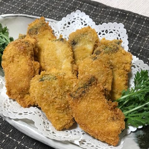 カレー風味のぶりカツ