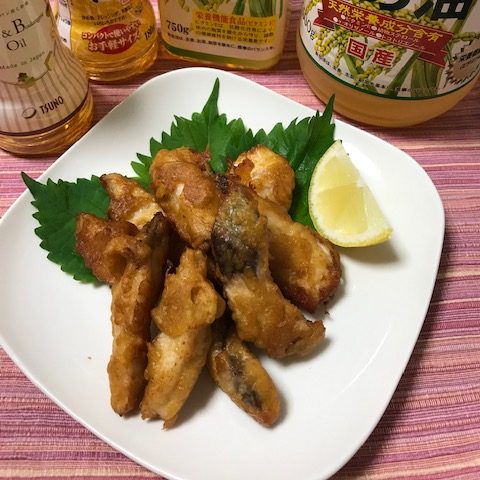 スティックぶりの竜田揚げ