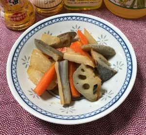 根菜のポン酢和え