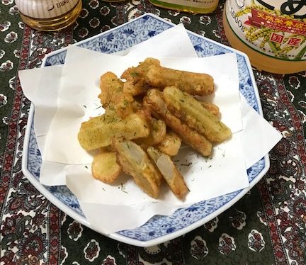 ステック大根の天ぷら