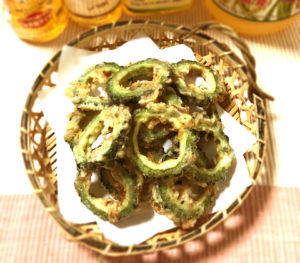 ゴーヤのリング揚げ