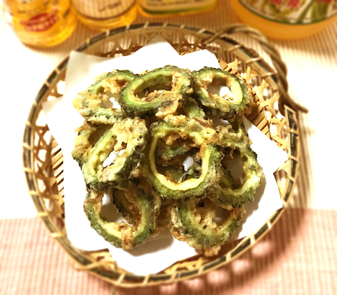 ゴーヤのリング揚げ