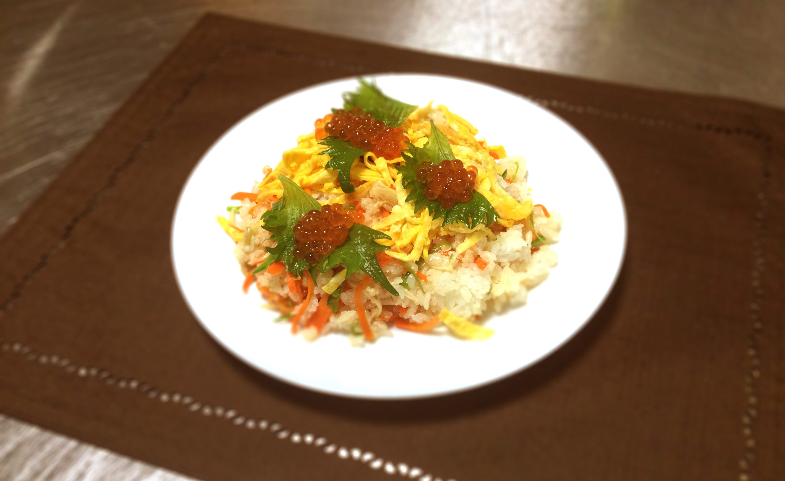 明太炒めすし